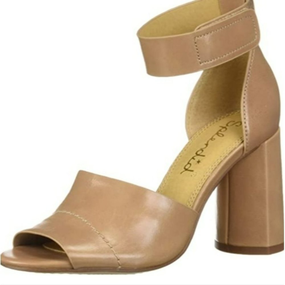 Splendid Thandie Leather Ankle-Strap Sandals Nude -6.5 - Picture 1 of 9